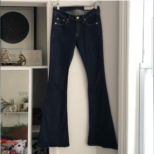 RAG & BONE for Intermix Flare Jeans Dark Wash